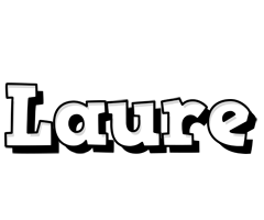 Laure snowing logo