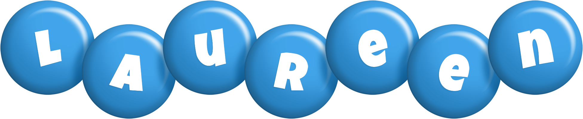Laureen candy-blue logo