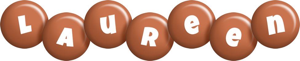 Laureen candy-brown logo
