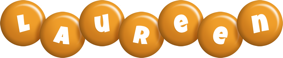 Laureen candy-orange logo