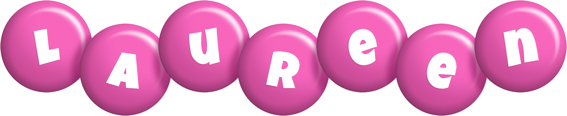 Laureen candy-pink logo