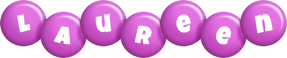 Laureen candy-purple logo
