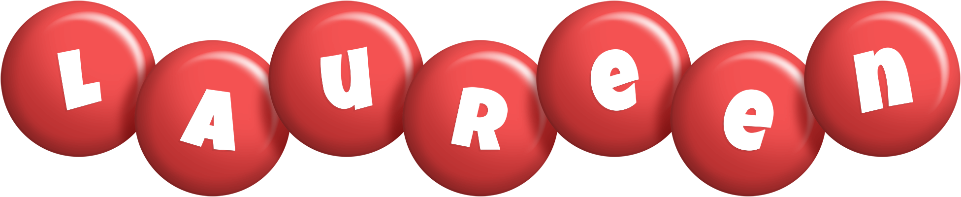 Laureen candy-red logo