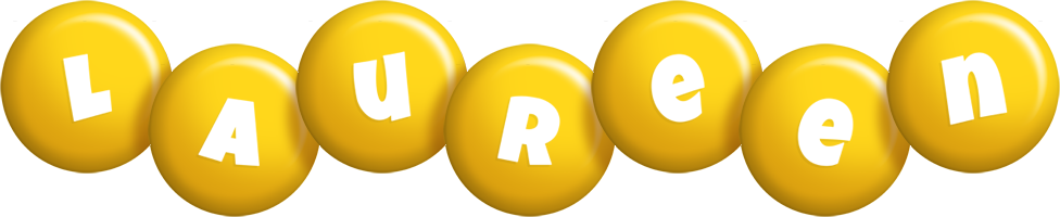 Laureen candy-yellow logo