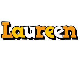 Laureen cartoon logo