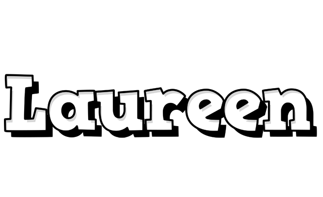 Laureen snowing logo