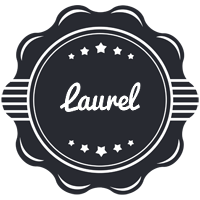 Laurel badge logo