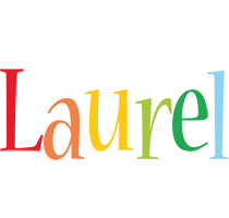 Laurel birthday logo