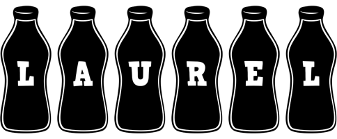 Laurel bottle logo