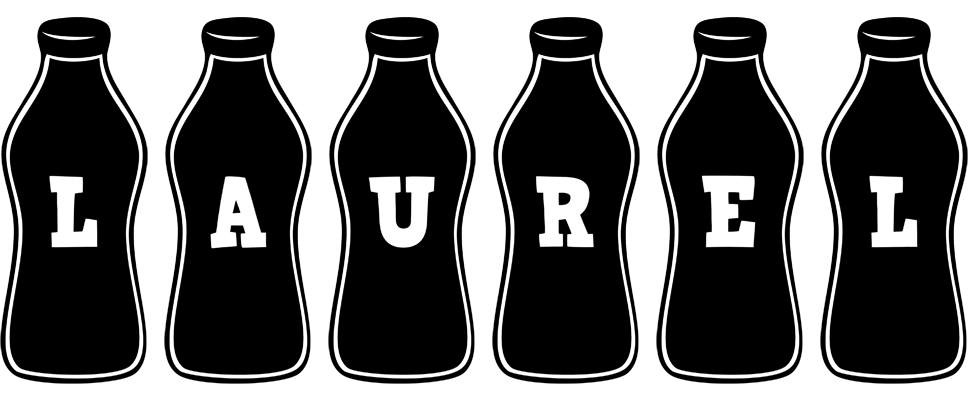 Laurel bottle logo