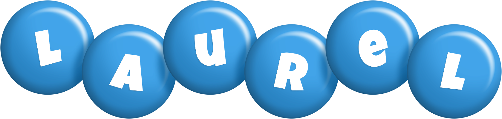 Laurel candy-blue logo