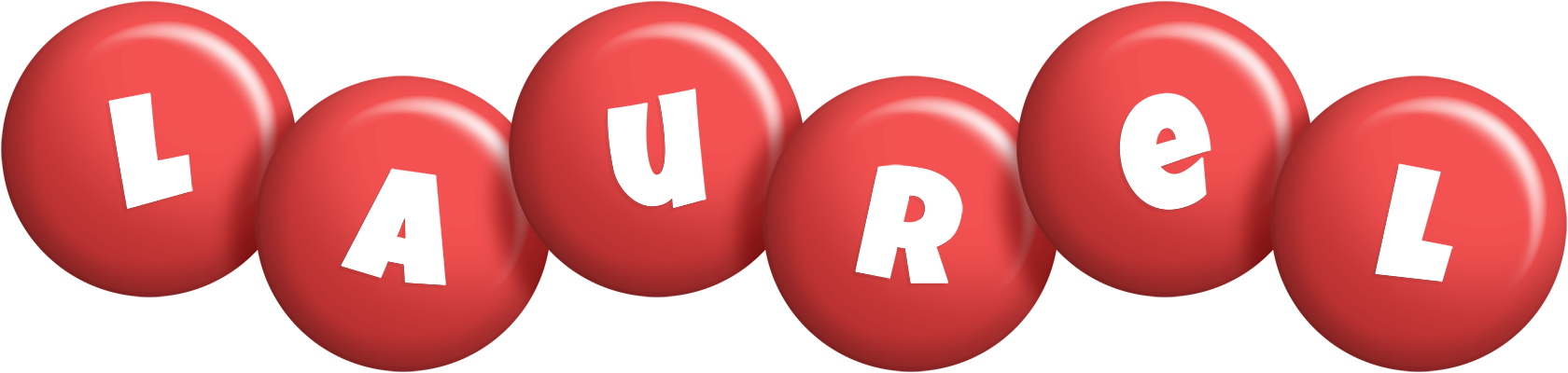 Laurel candy-red logo