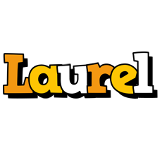 Laurel cartoon logo