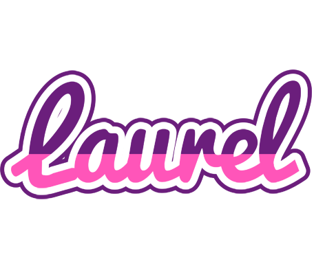 Laurel cheerful logo