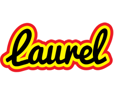 Laurel flaming logo