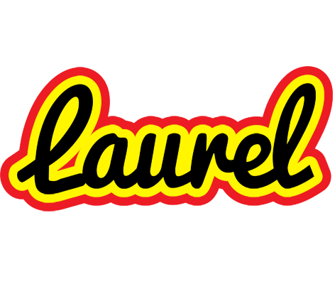 Laurel flaming logo