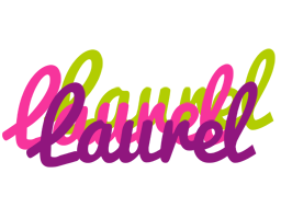 Laurel flowers logo