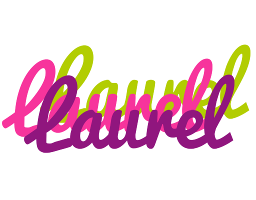Laurel flowers logo