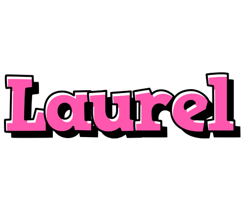 Laurel girlish logo