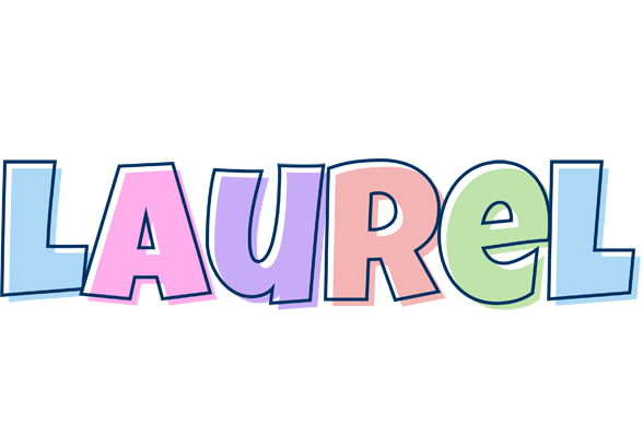 Laurel pastel logo