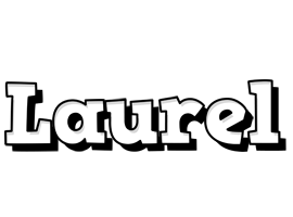 Laurel snowing logo