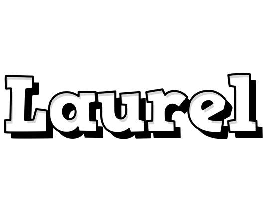 Laurel snowing logo