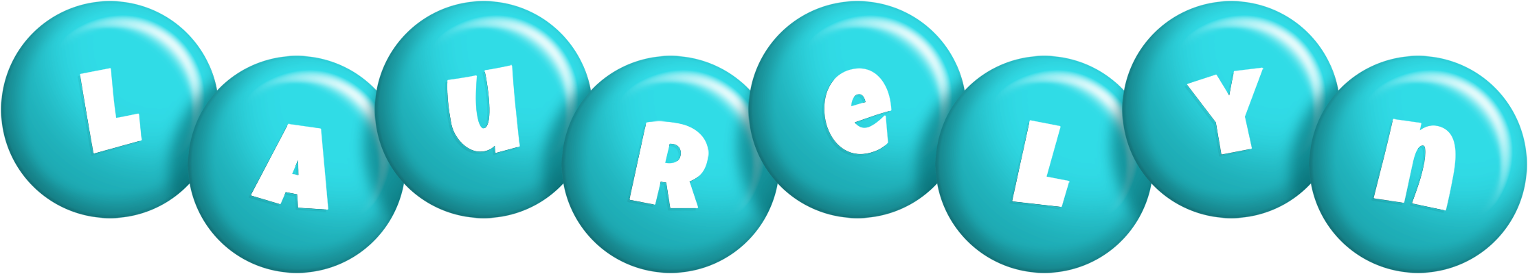 Laurelyn candy-azur logo