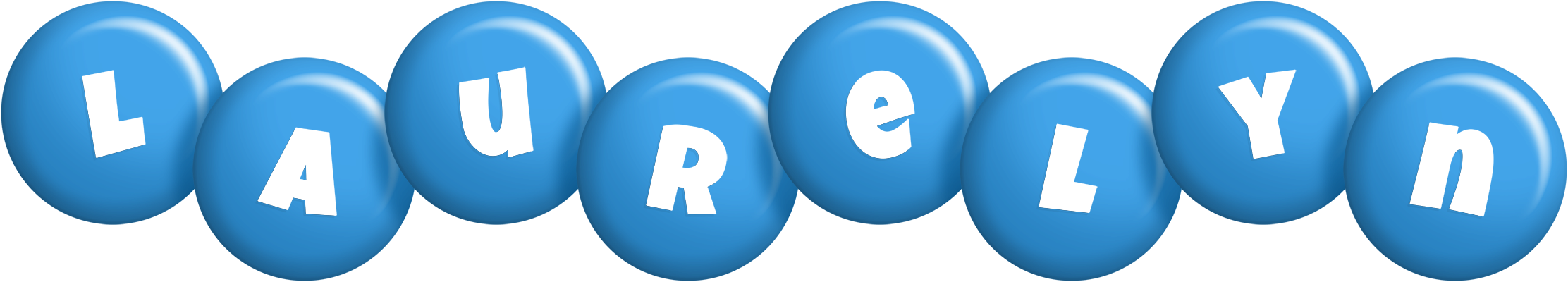Laurelyn candy-blue logo