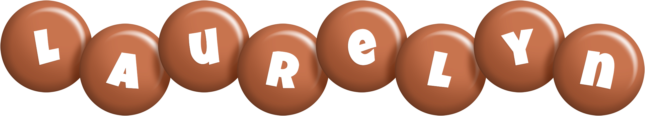 Laurelyn candy-brown logo