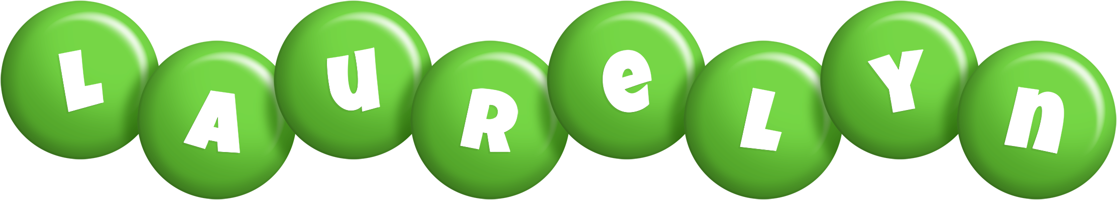 Laurelyn candy-green logo