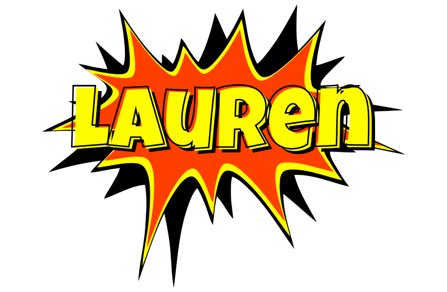 Lauren bazinga logo