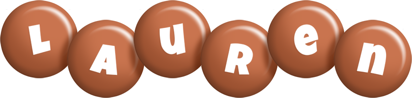 Lauren candy-brown logo