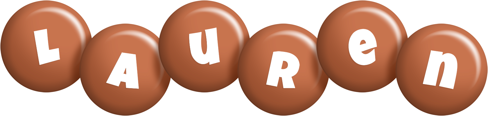 Lauren candy-brown logo