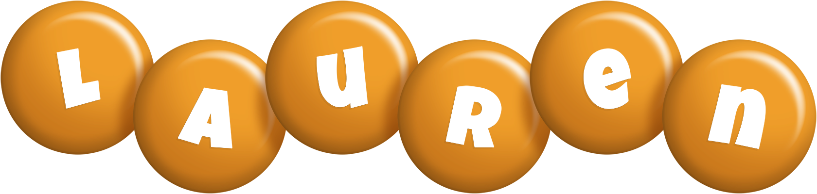 Lauren candy-orange logo