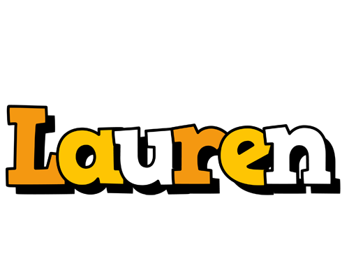 Lauren cartoon logo