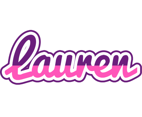 Lauren cheerful logo