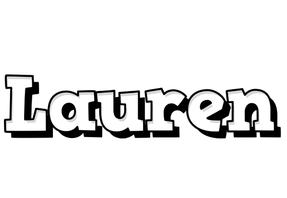 Lauren snowing logo