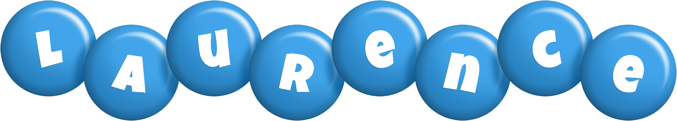 Laurence candy-blue logo
