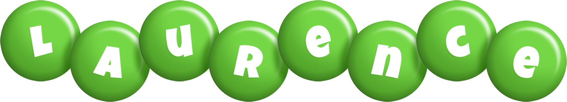 Laurence candy-green logo
