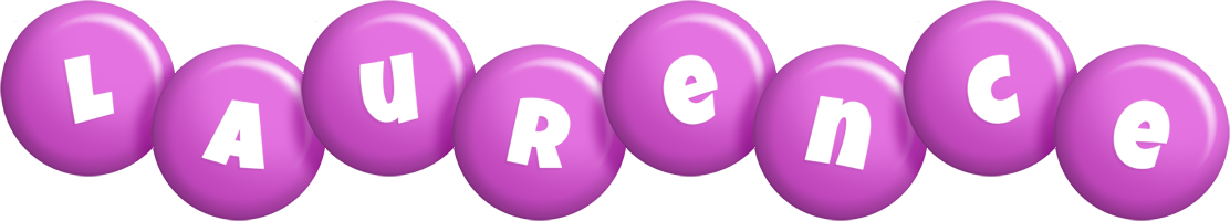 Laurence candy-purple logo