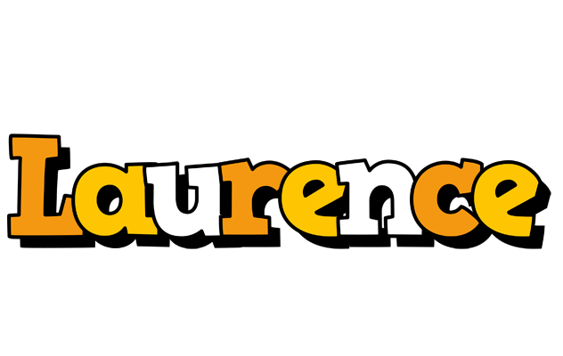 Laurence cartoon logo