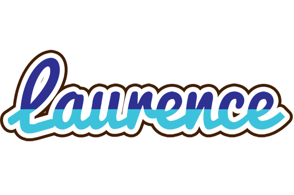 Laurence raining logo