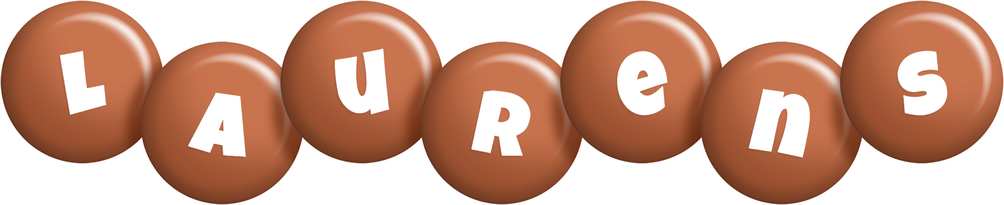 Laurens candy-brown logo
