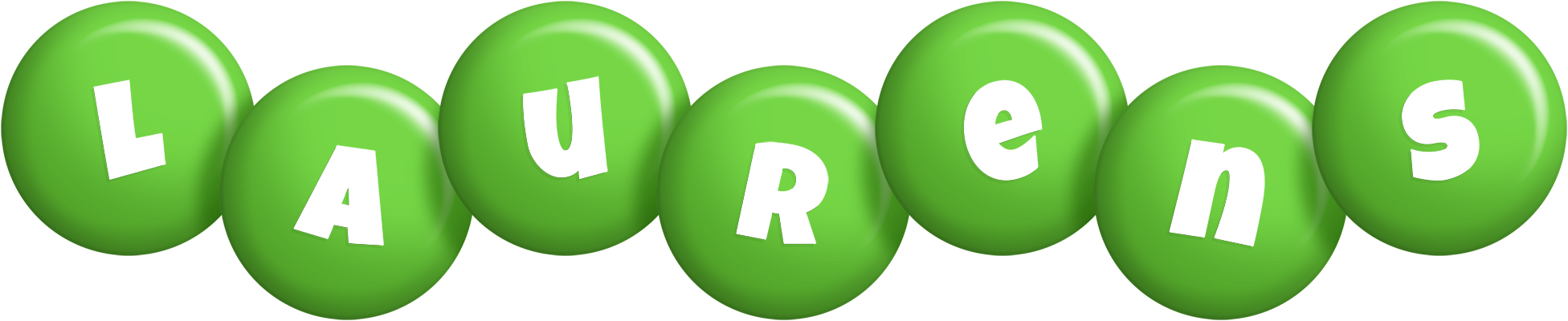 Laurens candy-green logo