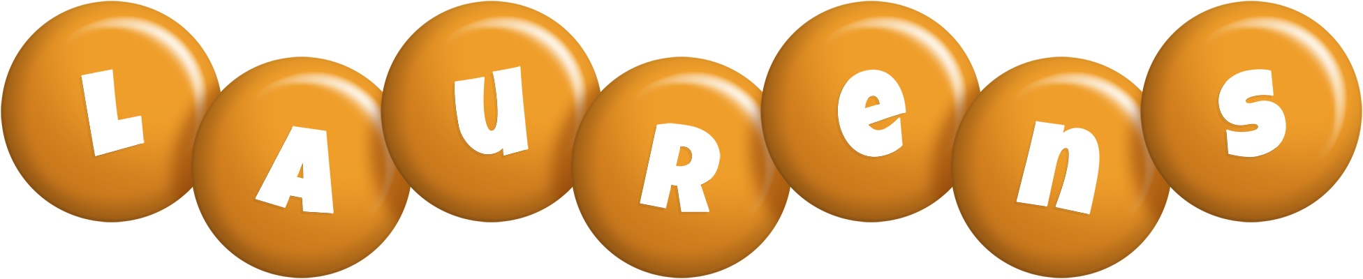 Laurens candy-orange logo