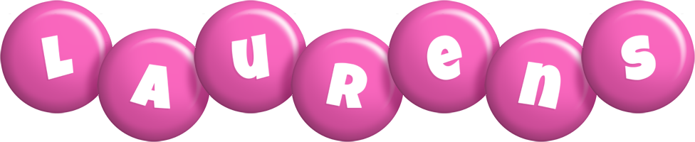 Laurens candy-pink logo