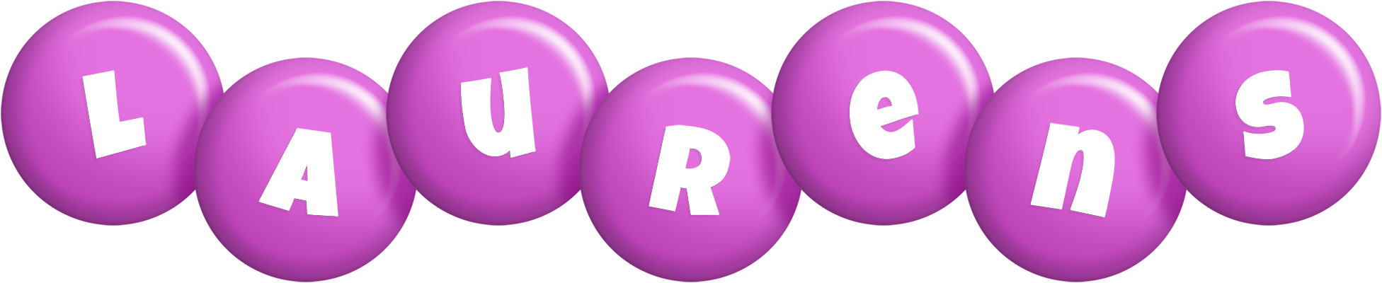 Laurens candy-purple logo