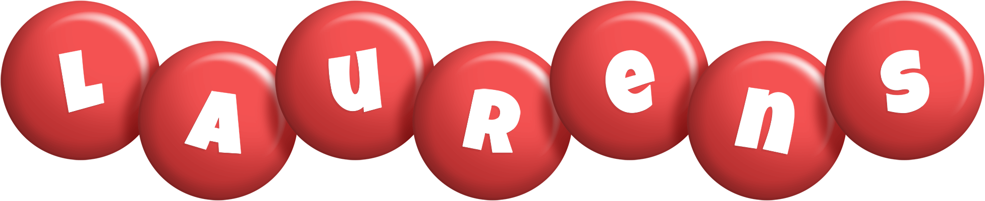 Laurens candy-red logo
