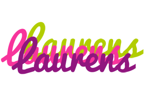 Laurens flowers logo