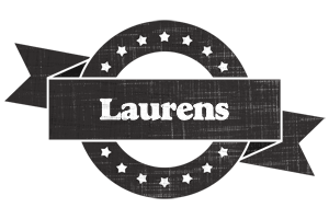 Laurens grunge logo